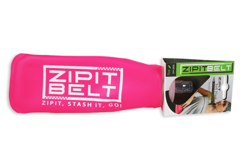 ZIPIT Belts Soft Flasks - 2 for $20 <b><span style="color: #ee2c65;">(3 Colors Available)</span></b>