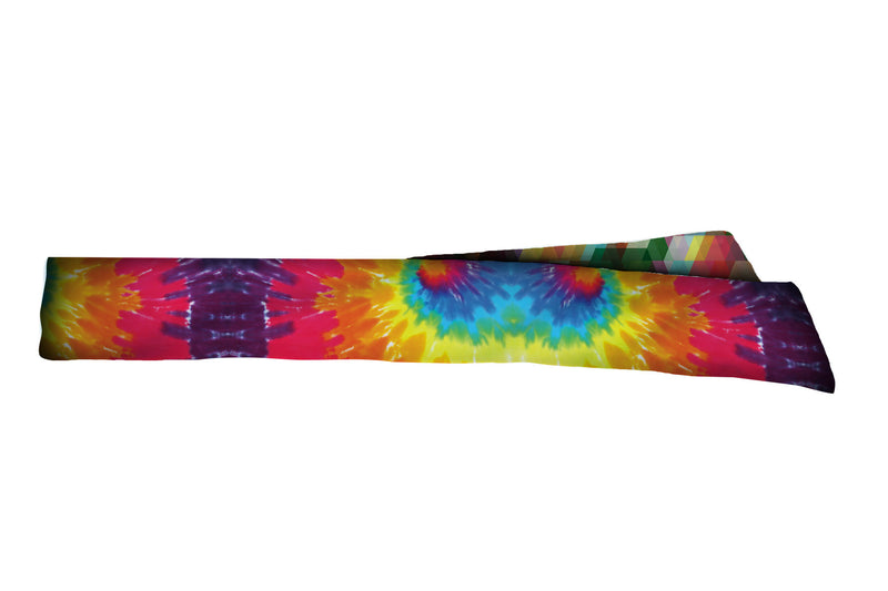 REVERSIBLE Geometric Rainbow/Tie Dye Rainbow Head Tie (SKU 2110 HTB)