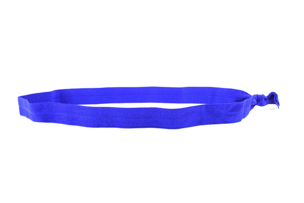 Solid Royal Blue Elastic Headband (SKU 6047 HB)