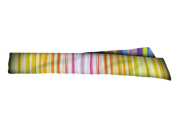 REVERSIBLE Watercolor Stripes Pink Lemonade/Pastel Head Tie (SKU 1258 HTB)