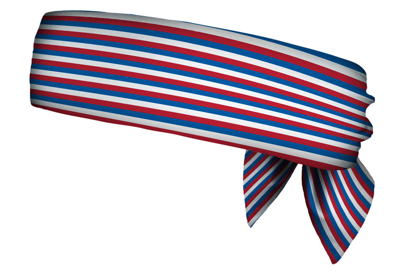 REVERSIBLE Vintage Stars/Stripes Head Tie (SKU 1265 HTB)