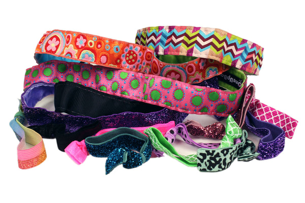 Grab Bag: 5 Headbands + 10 Hair Ties (SKU 1577)