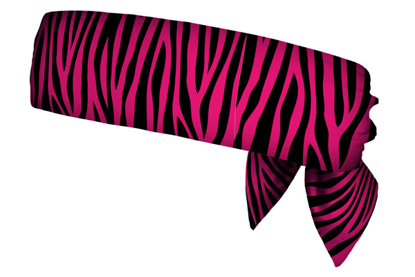 Zebra Craze Hot Pink Head Tie (SKU 1773 HTB)
