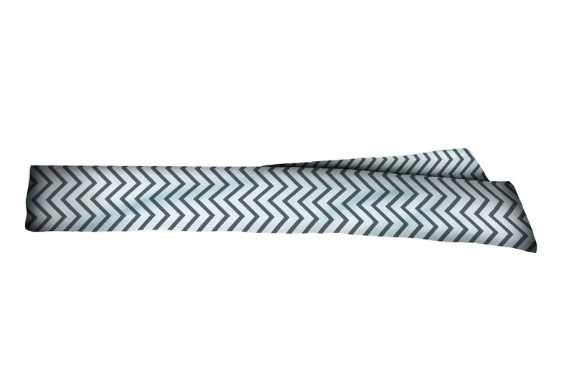 Chevron Mini Charcoal Head Tie (SKU 1789 HTB)