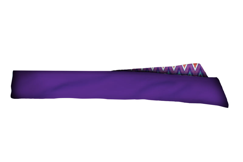 REVERSIBLE Chevron Plaid/Purple Head Tie (SKU 3037 HTB)