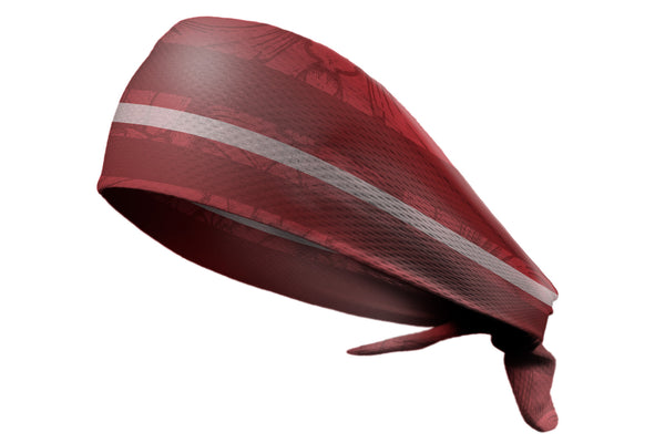 Tie Back Crimson Stripes (SKU 3093)