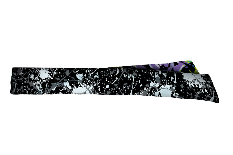 REVERSIBLE Paint Splatter/Modern Art Mash Up Head Tie (SKU 3209 HTB)