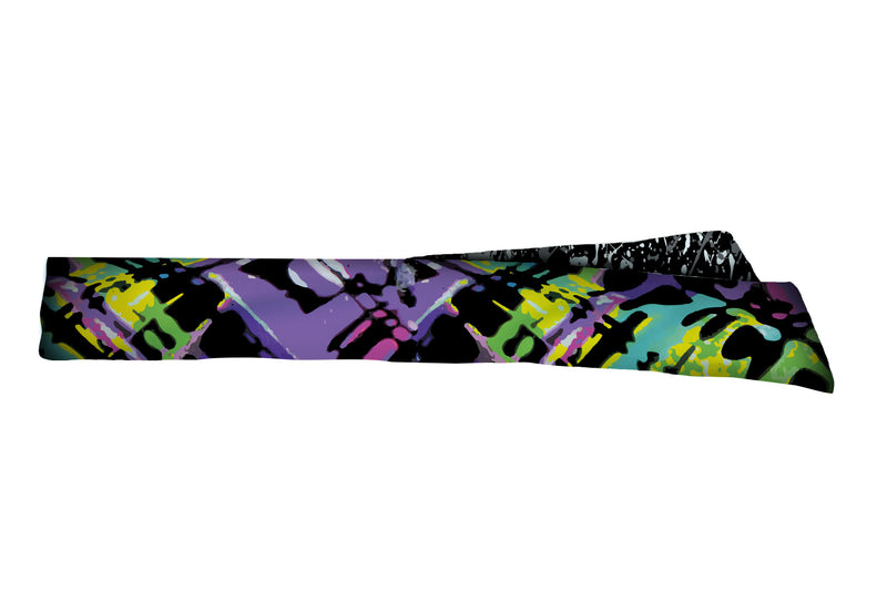 REVERSIBLE Paint Splatter/Modern Art Mash Up Head Tie (SKU 3209 HTB)