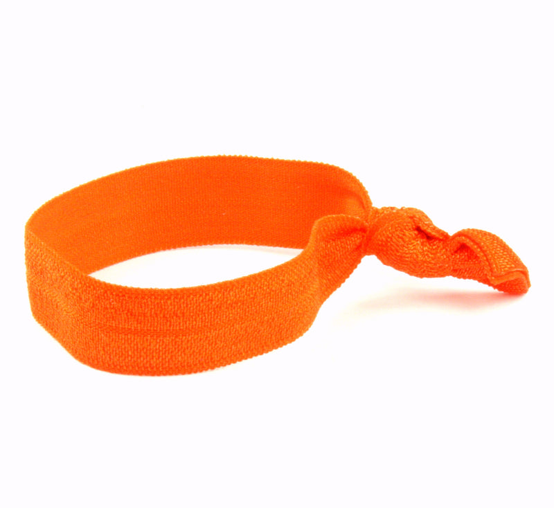 Solid Neon Orange Hair Tie (SKU 6046)