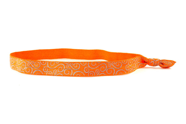 Swirls Orange Headband (SKU 6065 HB)