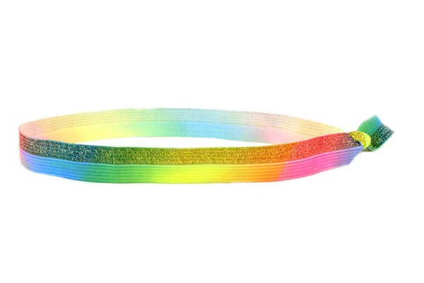 Sparkle Rainbow Elastic Headband (SKU 6080 HB)