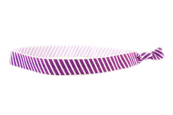 Stripes Violet Elastic Headbands (SKU 6086 HB)