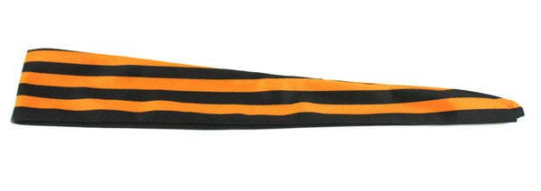 Tie Back Horizontal Stripes Black Gold (SKU 7508)