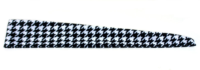 Tie Back Houndstooth Black White (SKU 7516)