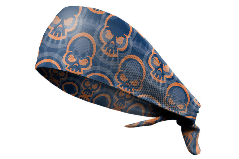 Tie Back Bonehead Navy Orange (SKU 7519)