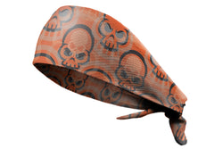 Tie Back Bonehead Orange Black (SKU 7521)