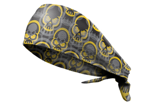 Tie Back Bonehead Black Yellow (SKU 7522)