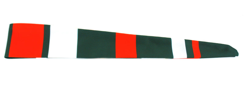 Tie Back Vertical Stripes Green Orange (SKU 7529)