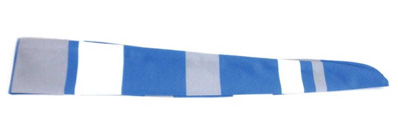 Tie Back Vertical Stripes Royal Grey (SKU 7532)