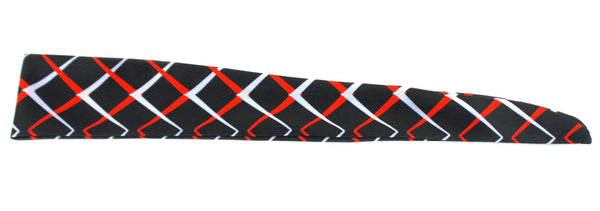 Tie Back Chainlink Scarlet Grey (SKU 7556)