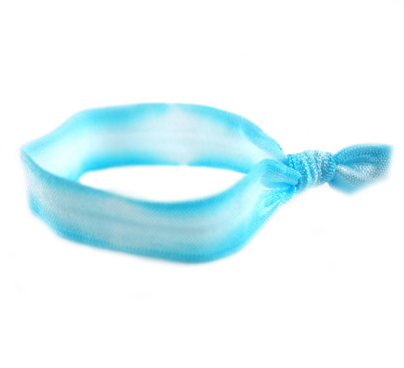 Tie Dye Sky Blue Hair Tie (SKU 6003)