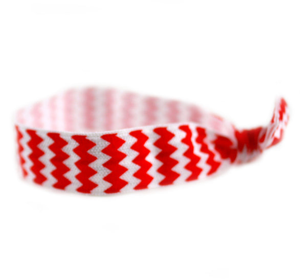 Chevron Red Hair Tie (SKU 6026)