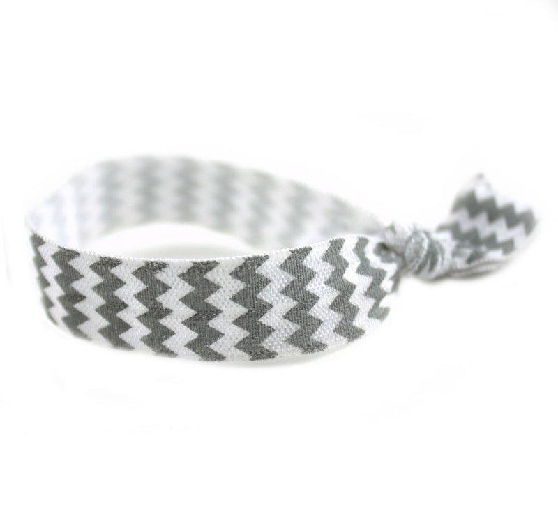 Chevron Grey Hair Tie (SKU 6032)