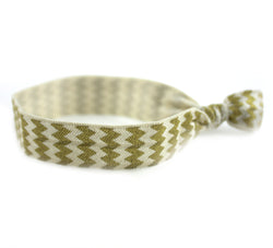 Chevron Gold Hair Tie (SKU 6058)