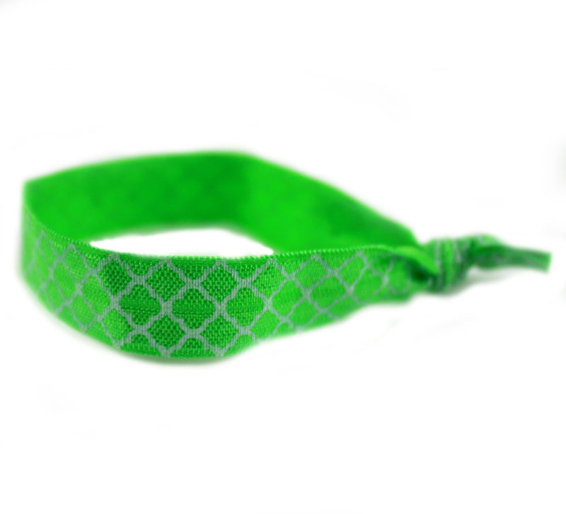 Lace Green Hair Tie (SKU 6070)
