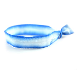 Tye Dye Royal Blue Tint Hair Tie (SKU 6081)