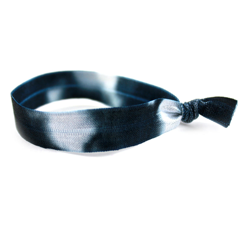 Tie Dye Black White Hair Tie (SKU 6096)