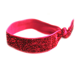 Glitter Magenta Hair Tie (SKU 5036)