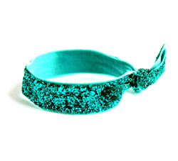 Glitter Sea Green Hair Tie (SKU 5040)