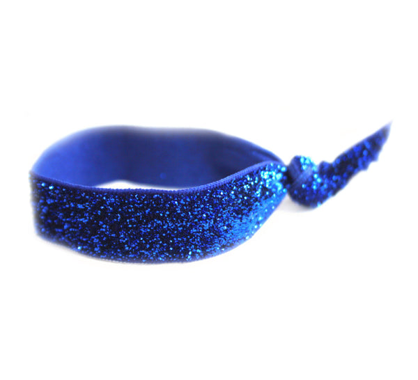Glitter Royal Blue Hair Tie (SKU 5047)