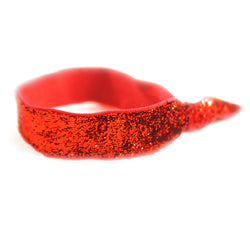 Glitter Red Hair Tie (SKU 5048)