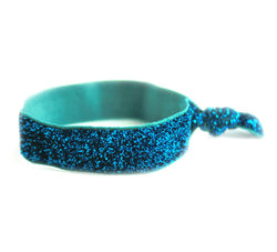 Glitter Aqua Hair Tie (SKU 5059)