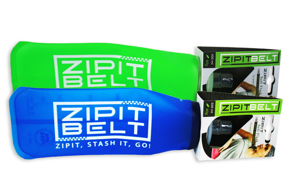 ZIPIT Belts Soft Flasks - 2 for $20 <b><span style="color: #ee2c65;">(3 Colors Available)</span></b>